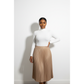 Elegant High Neck Long Sleeve Knit Top