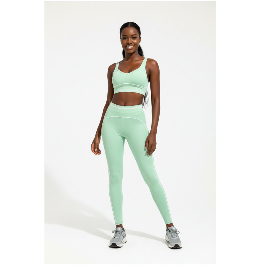 Seamless Activewear Sports Bra & Leggings Workout Set