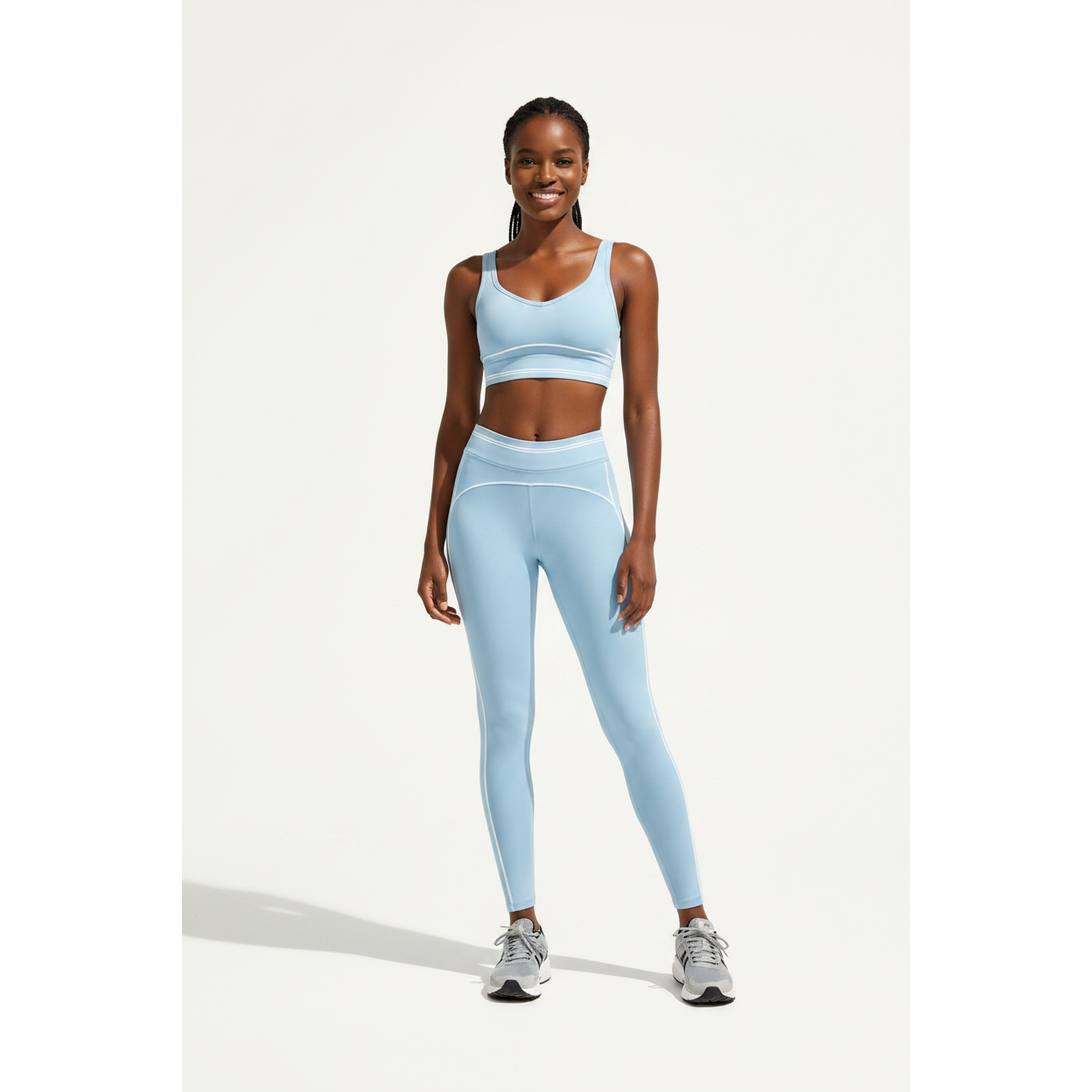 Seamless Activewear Sports Bra & Leggings Workout Set