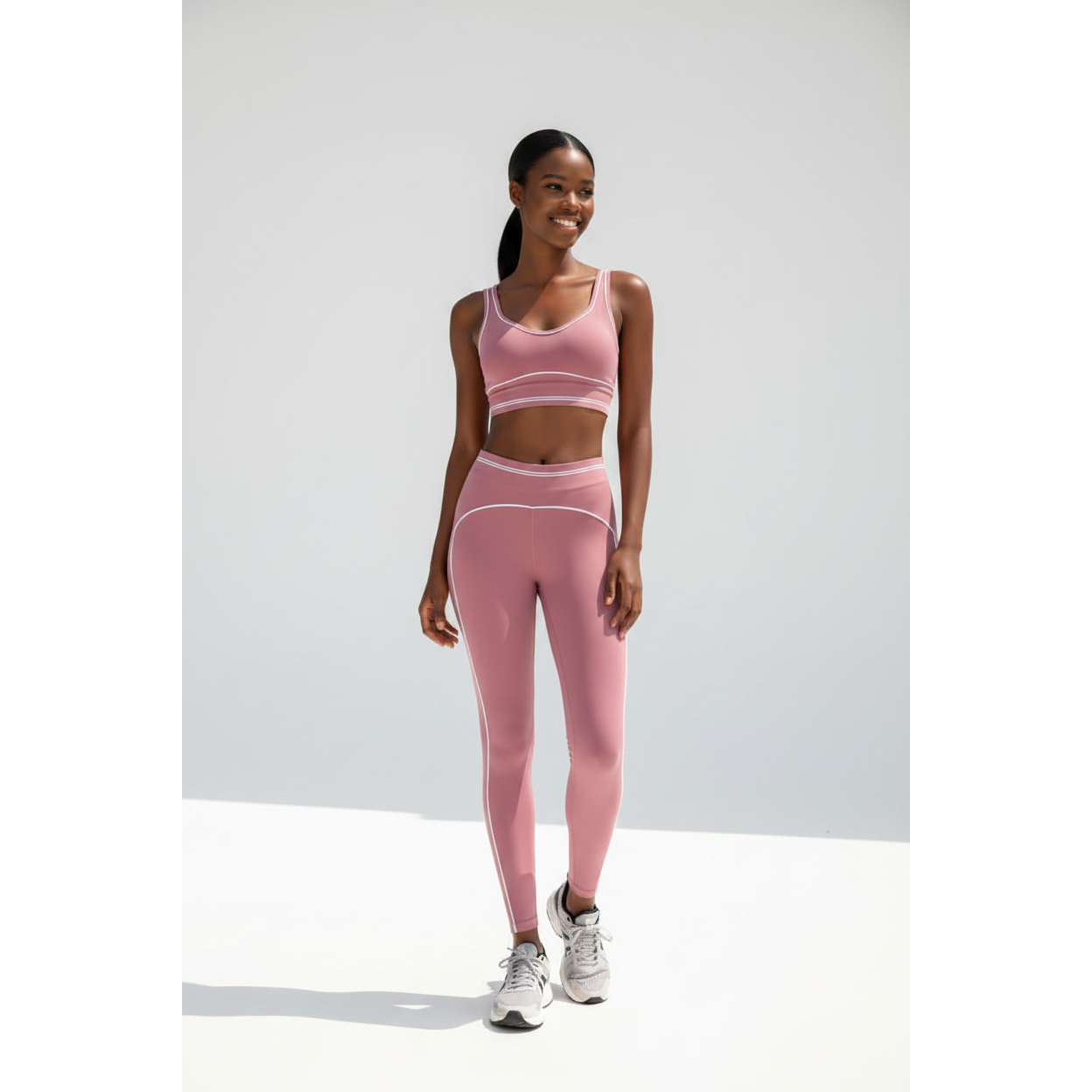 Seamless Activewear Sports Bra & Leggings Workout Set