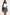 Ladies Pinstripe Embellished Denim Mini Skirt