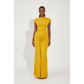Stylish Ruched Knot Bodycon Maxi Dress