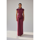 Stylish Ruched Knot Bodycon Maxi Dress
