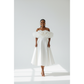 Ladies Fits & Flare Bustier Bubble Midi Dress