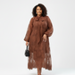 Floral Lantern Sleeve Maxi Dress