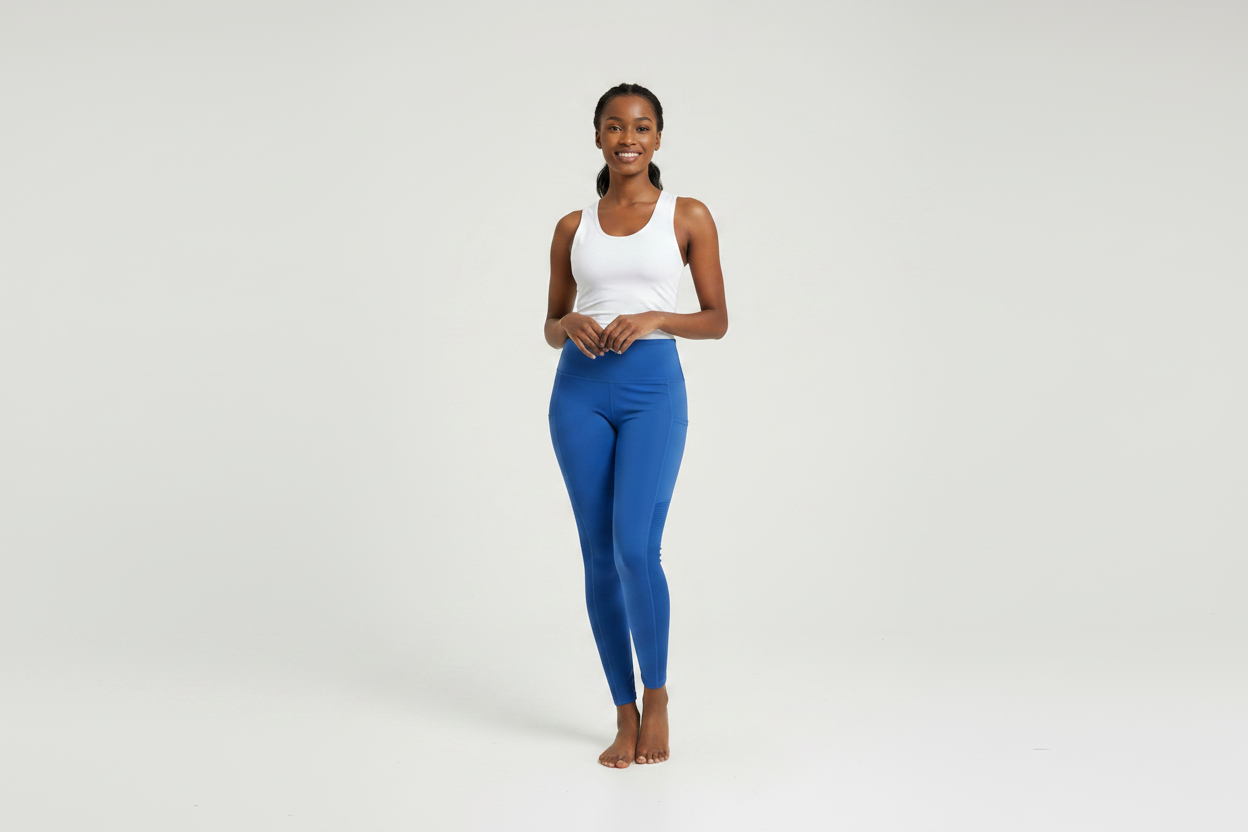 Ladies Waistband Yoga Workout Legging