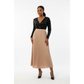 Classic Cooperate Long Pleated Maxi Skirt