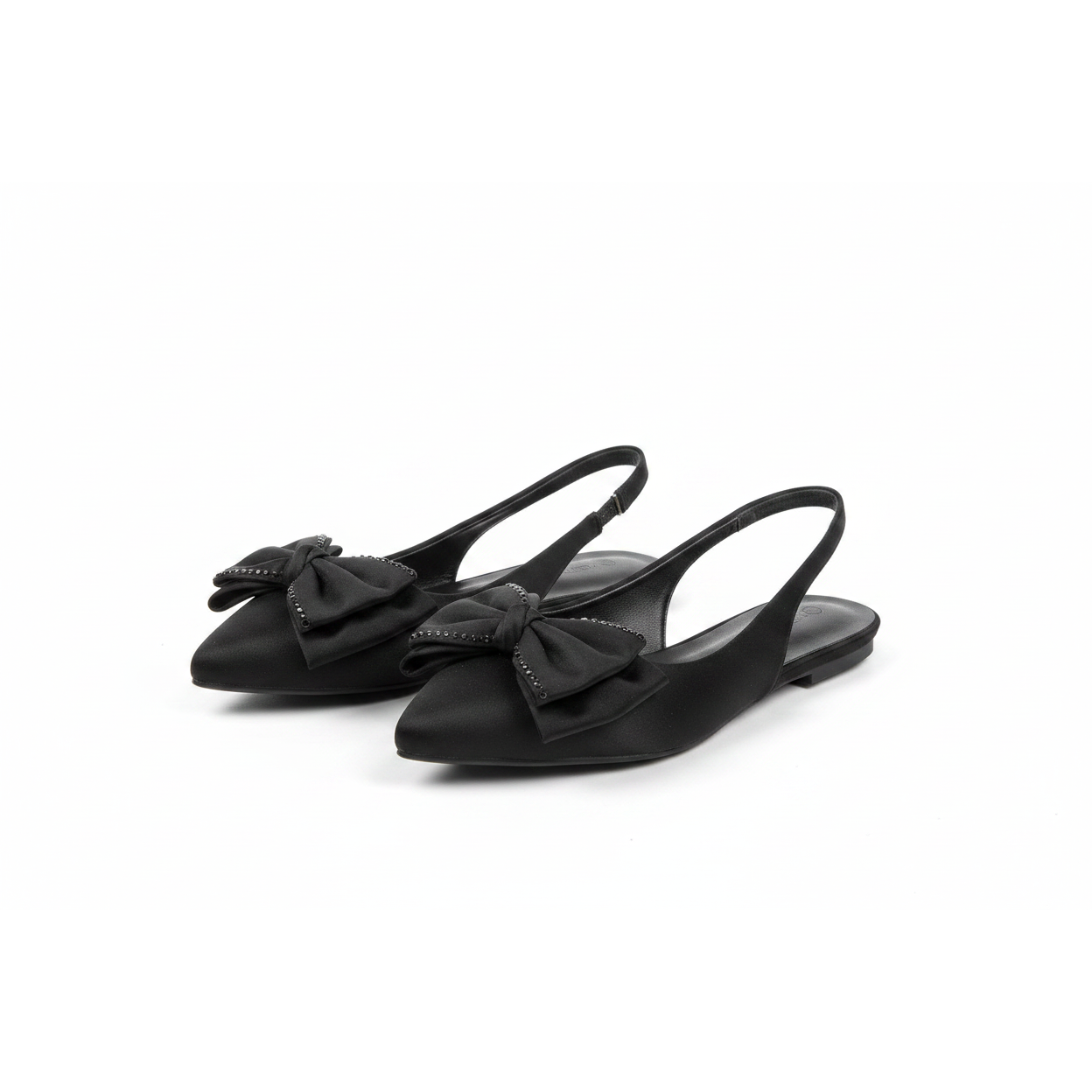 Charming Pointed-Toe Slingback Flats