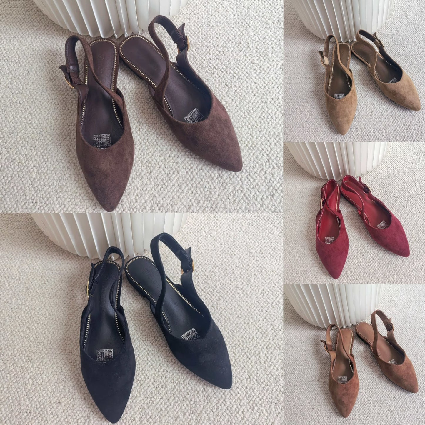 Sleek Pointed Faux Suede Pumps