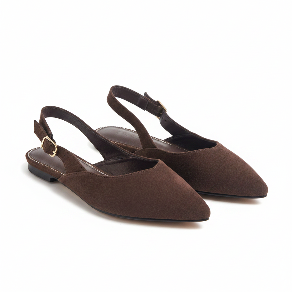 Sleek Pointed Faux Suede Pumps