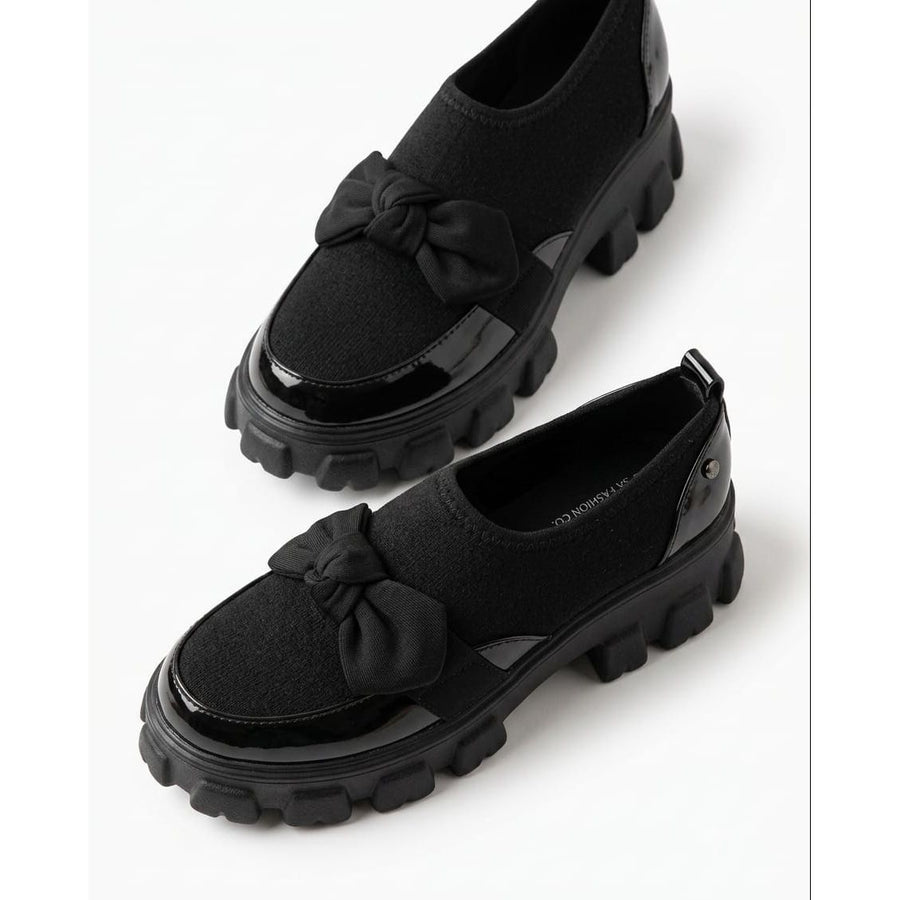 Chic Slip-On Chunky Lug-Sole Loafers