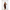 Halter-Neck Lace Trim Asymmetric Midi Dress