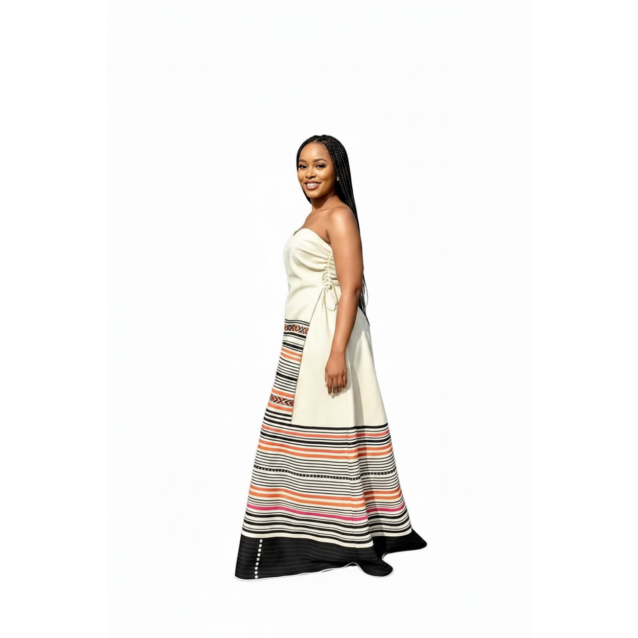 Traditional Xhosa-Inspired Boobtube 2-Piece Set