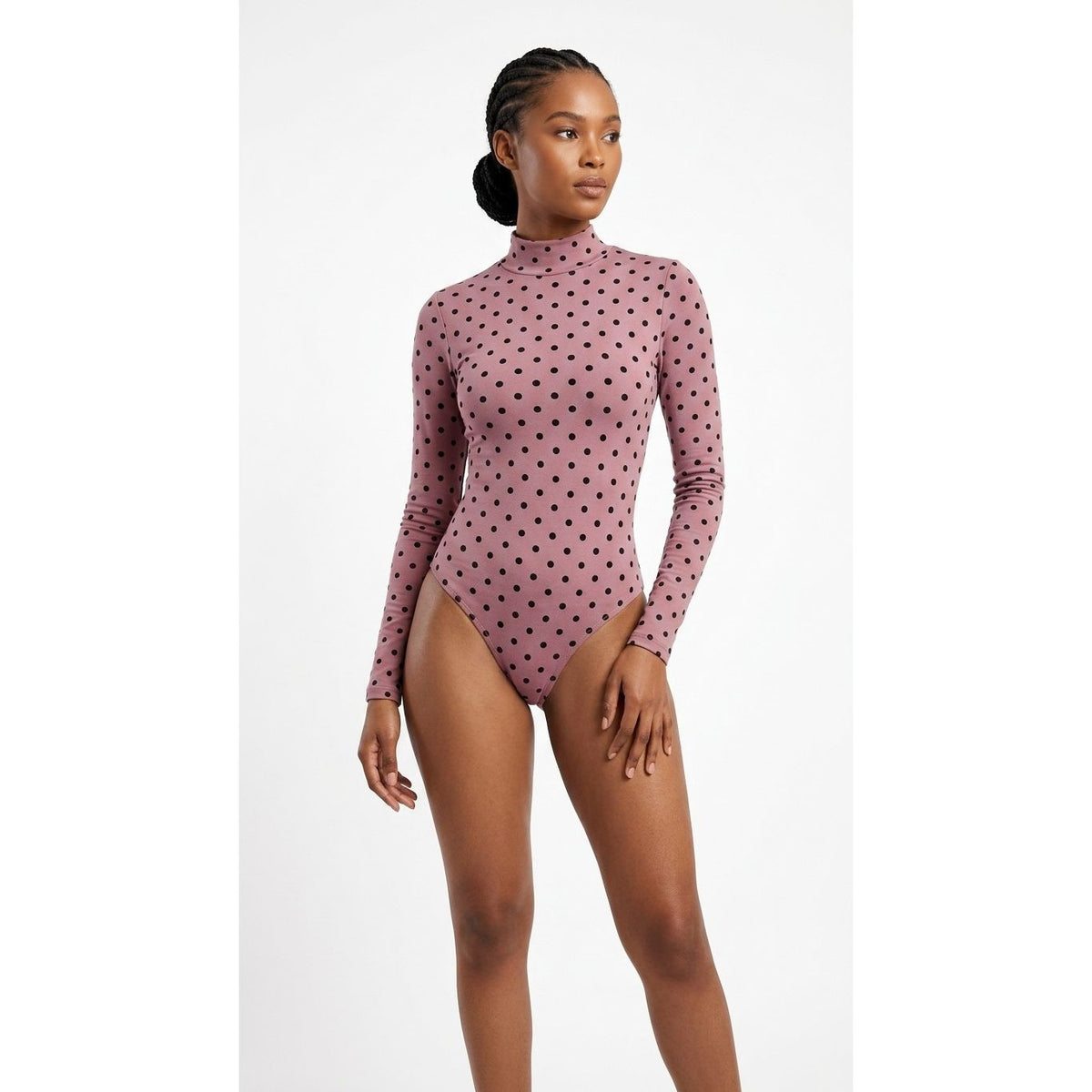 Polka Dot Pattern Chic Bodysuit – view 2