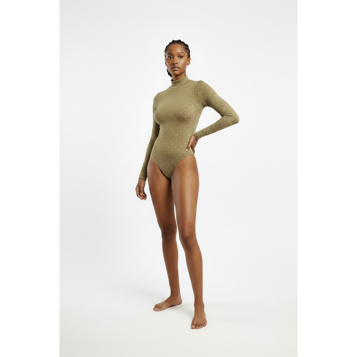 Polka Dot Pattern Chic Bodysuit – view 4