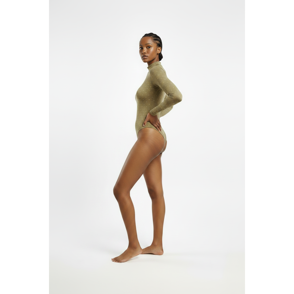 Polka Dot Pattern Chic Bodysuit – view 6