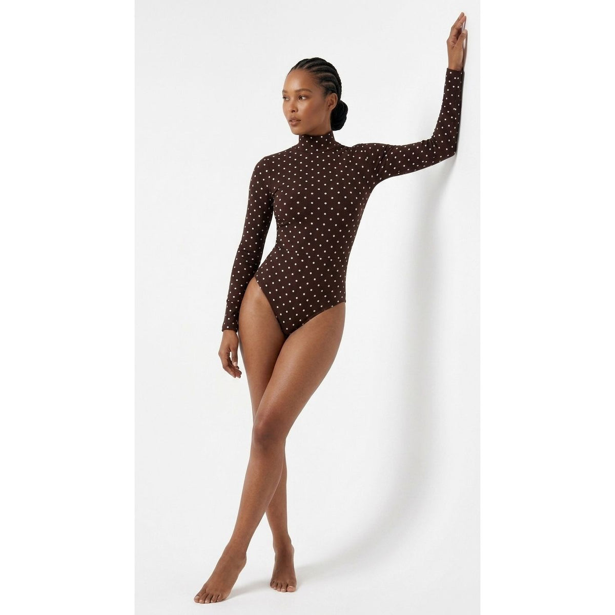 Polka Dot Pattern Chic Bodysuit