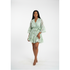 Floral Print Belted Tiered Mini Dress – view 2