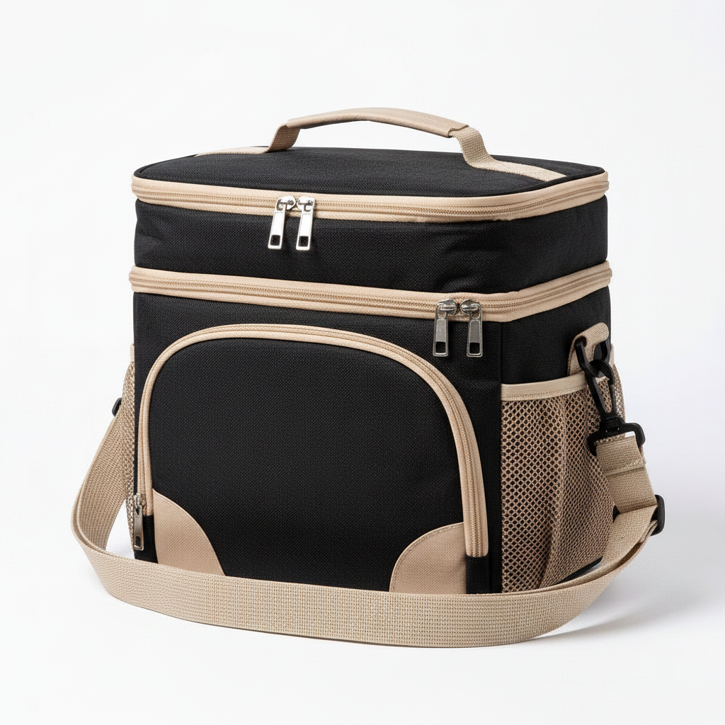 Insulated Multi-Compartment Cooler Bag – Thermal Lunch & Picnic Bag