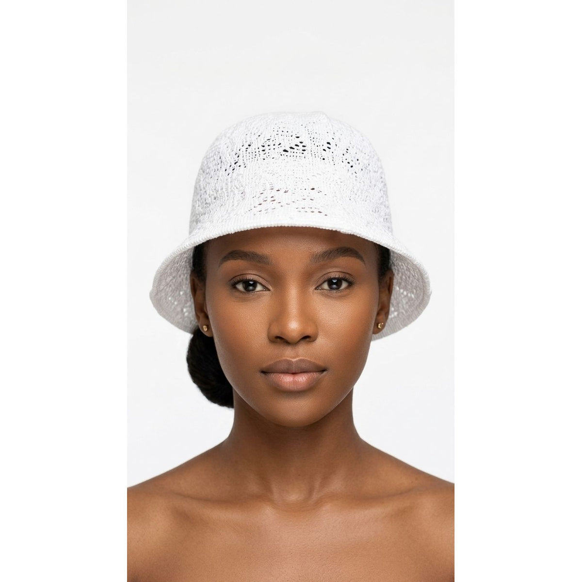 Crochet Knit Bucket Hat – Handcrafted Boho Summer Hat