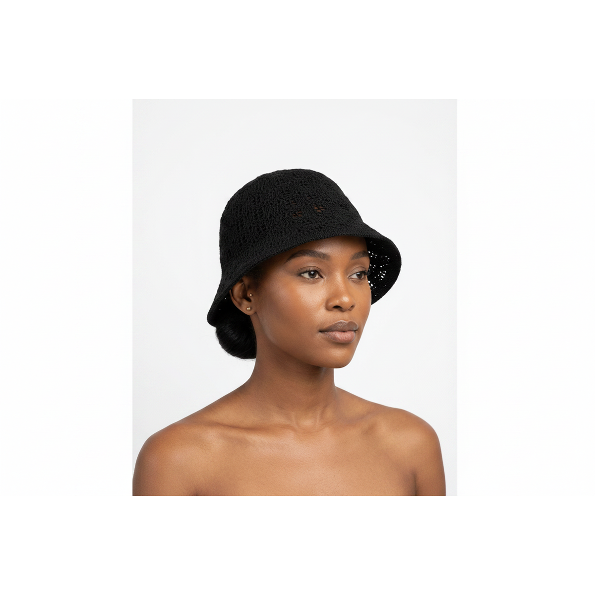 Crochet Knit Bucket Hat – Handcrafted Boho Summer Hat