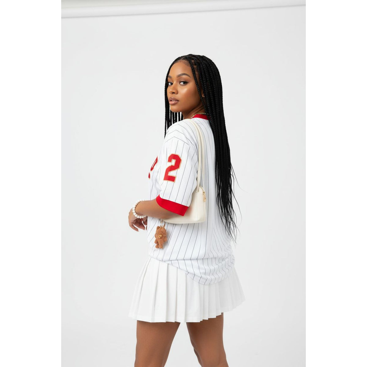 Striped Los Angeles 79 Oversized T-Shirt