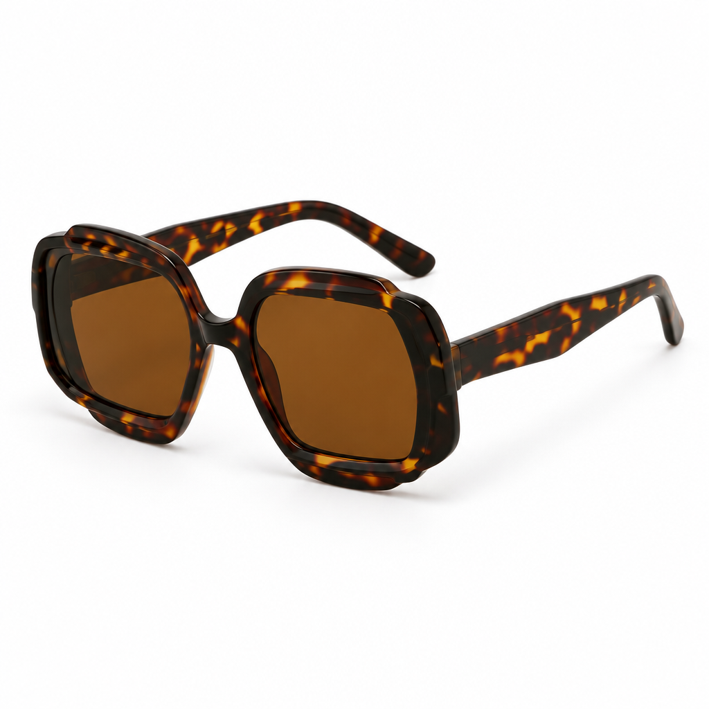 Oversized Polygonal Sunglasses for Women