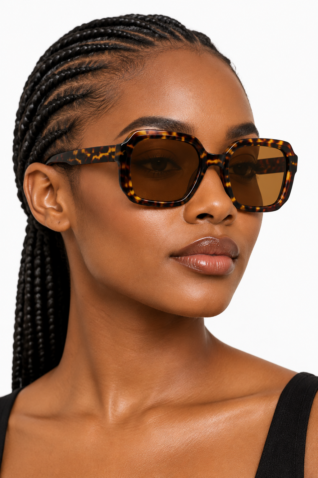 Oversized Polygonal Sunglasses for Women