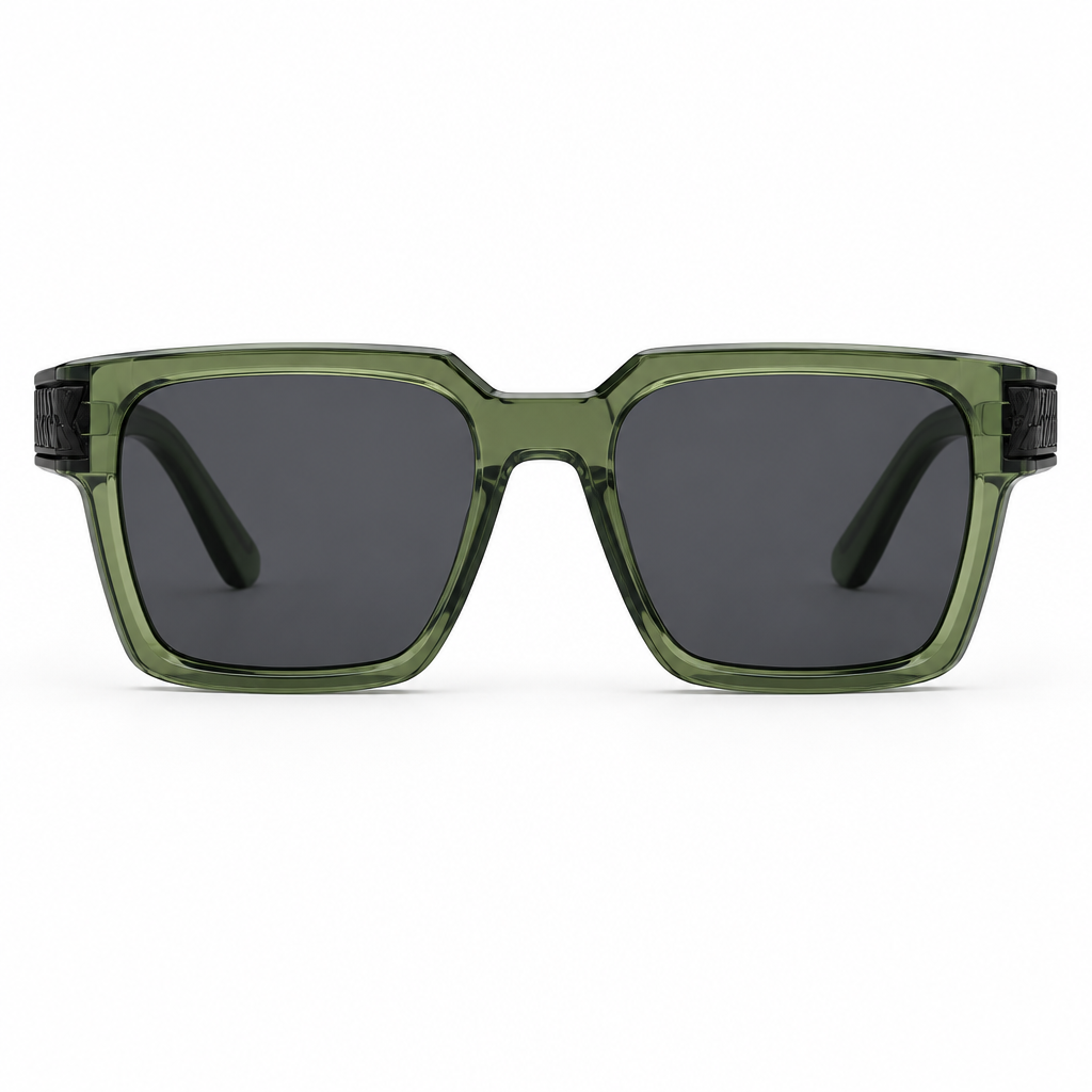 Oversized Square Sunglasses – Chunky Frame UV-Protective Fashion Sunglasses