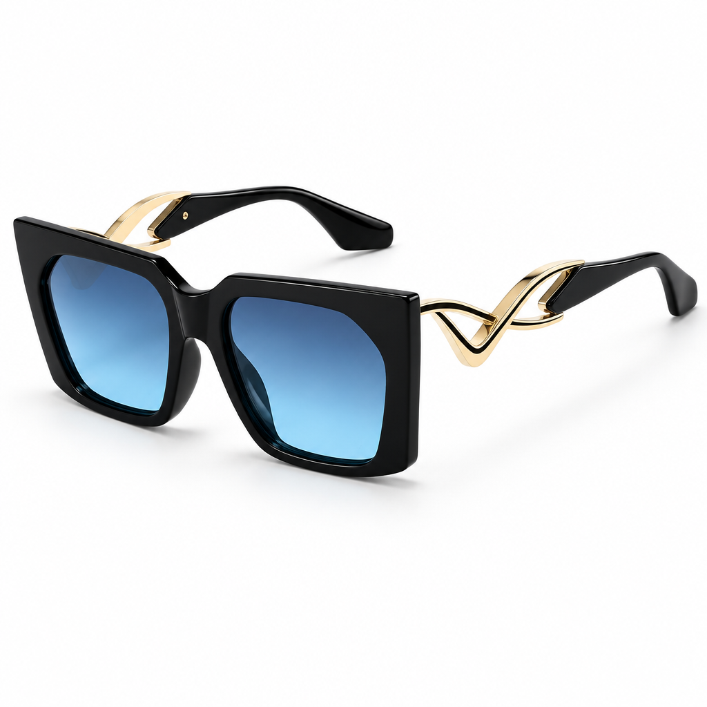 Square Full Frame Sunglasses – Bold Colourful UV-Protective Fashion Shades