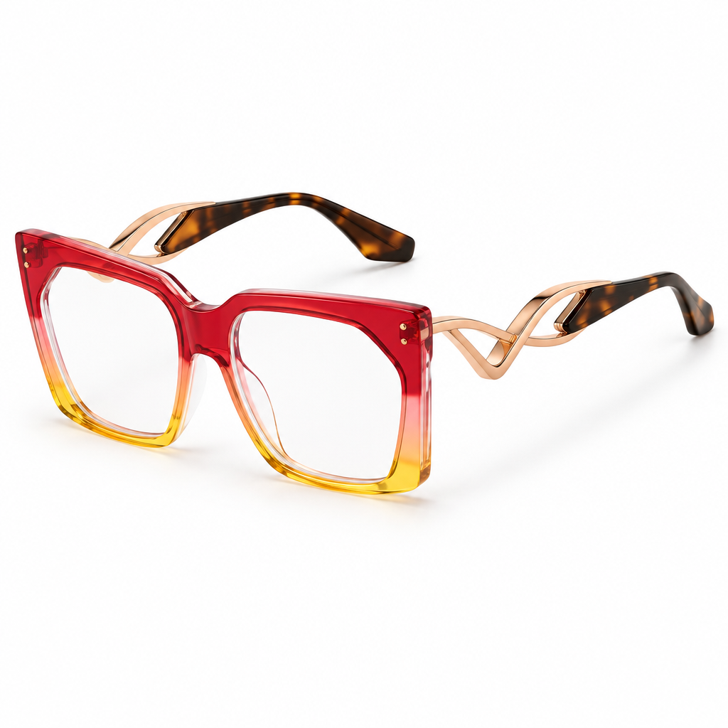 Square Full Frame Sunglasses – Bold Colourful UV-Protective Fashion Shades