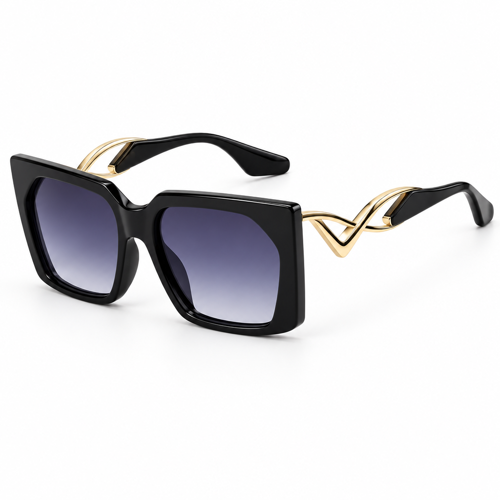 Square Full Frame Sunglasses – Bold Colourful UV-Protective Fashion Shades