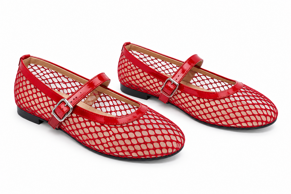 Flat Mesh Strap Lightweight Breathable Summer Flats Shoes