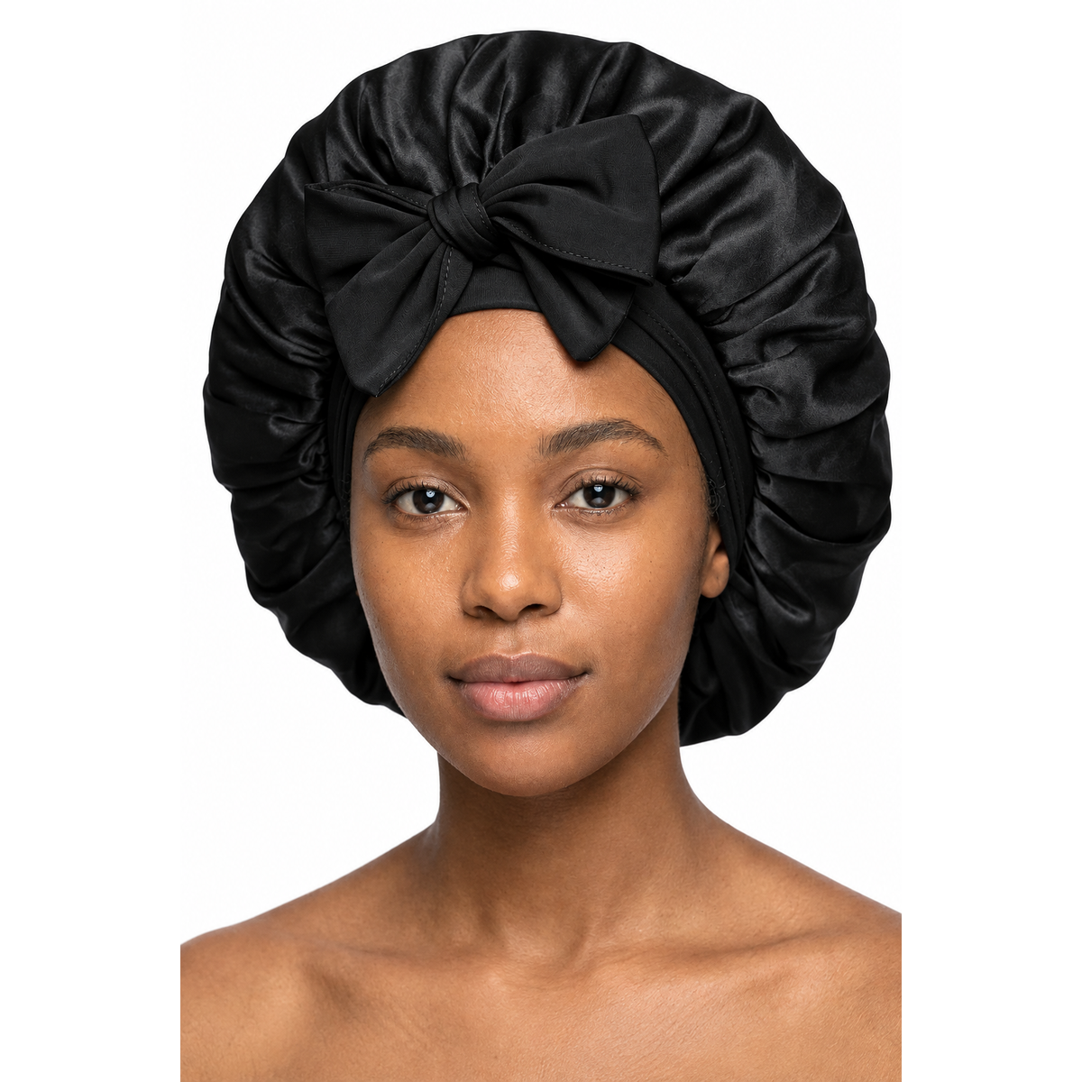 Satin Hair Bonnet for Braids, Locs & Curls – Anti-Frizz Sleep Bonnet