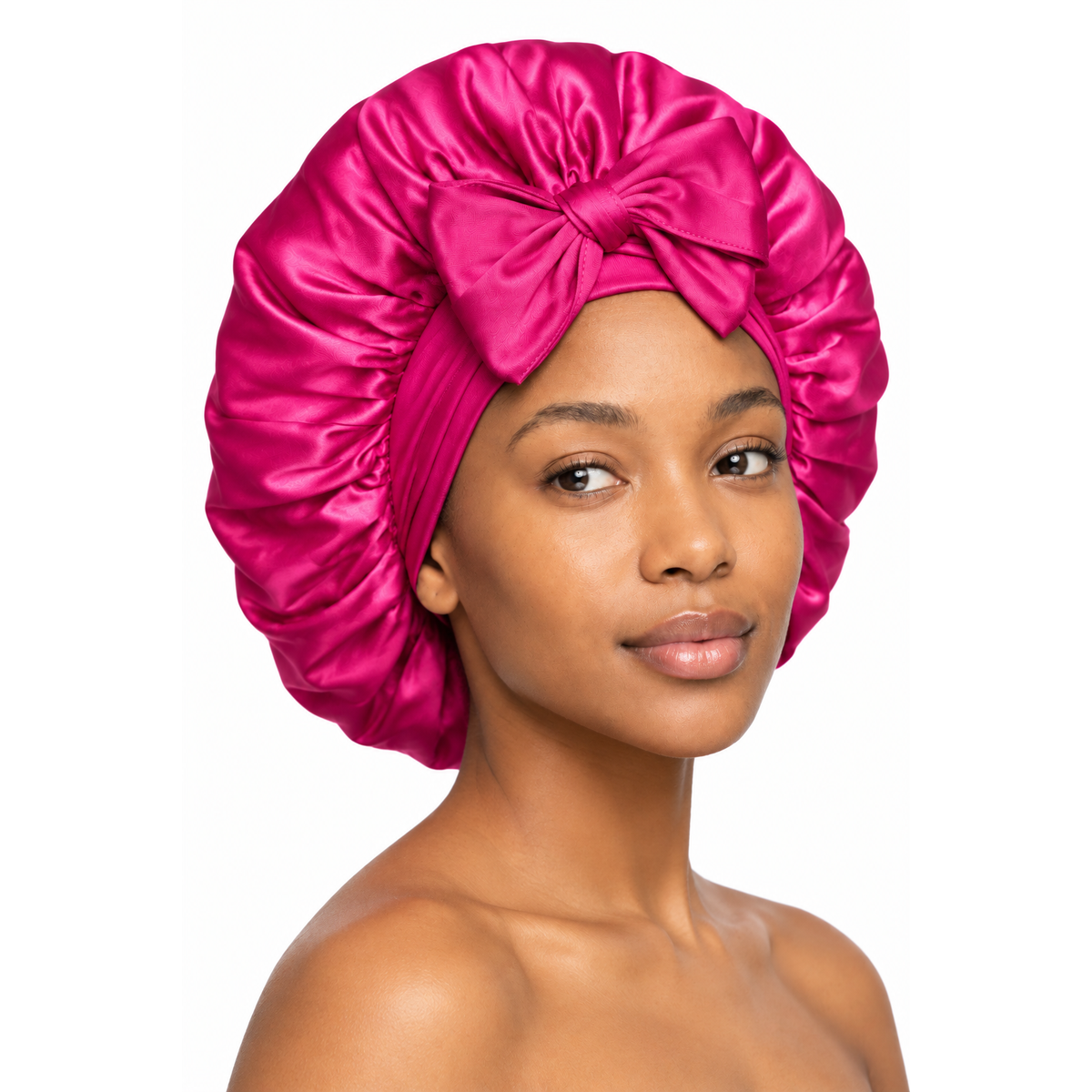 Satin Hair Bonnet for Braids, Locs & Curls – Anti-Frizz Sleep Bonnet