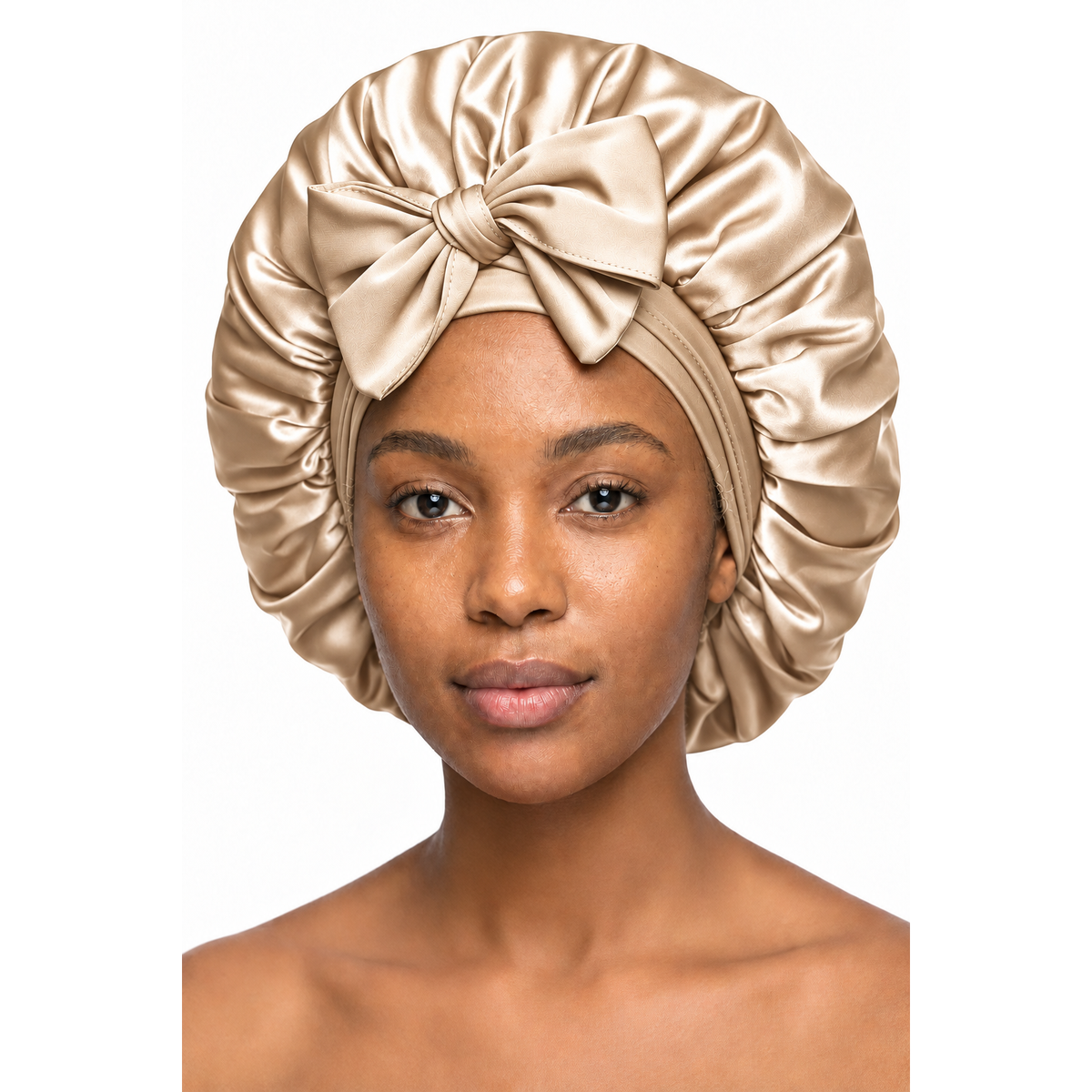 Satin Hair Bonnet for Braids, Locs & Curls – Anti-Frizz Sleep Bonnet