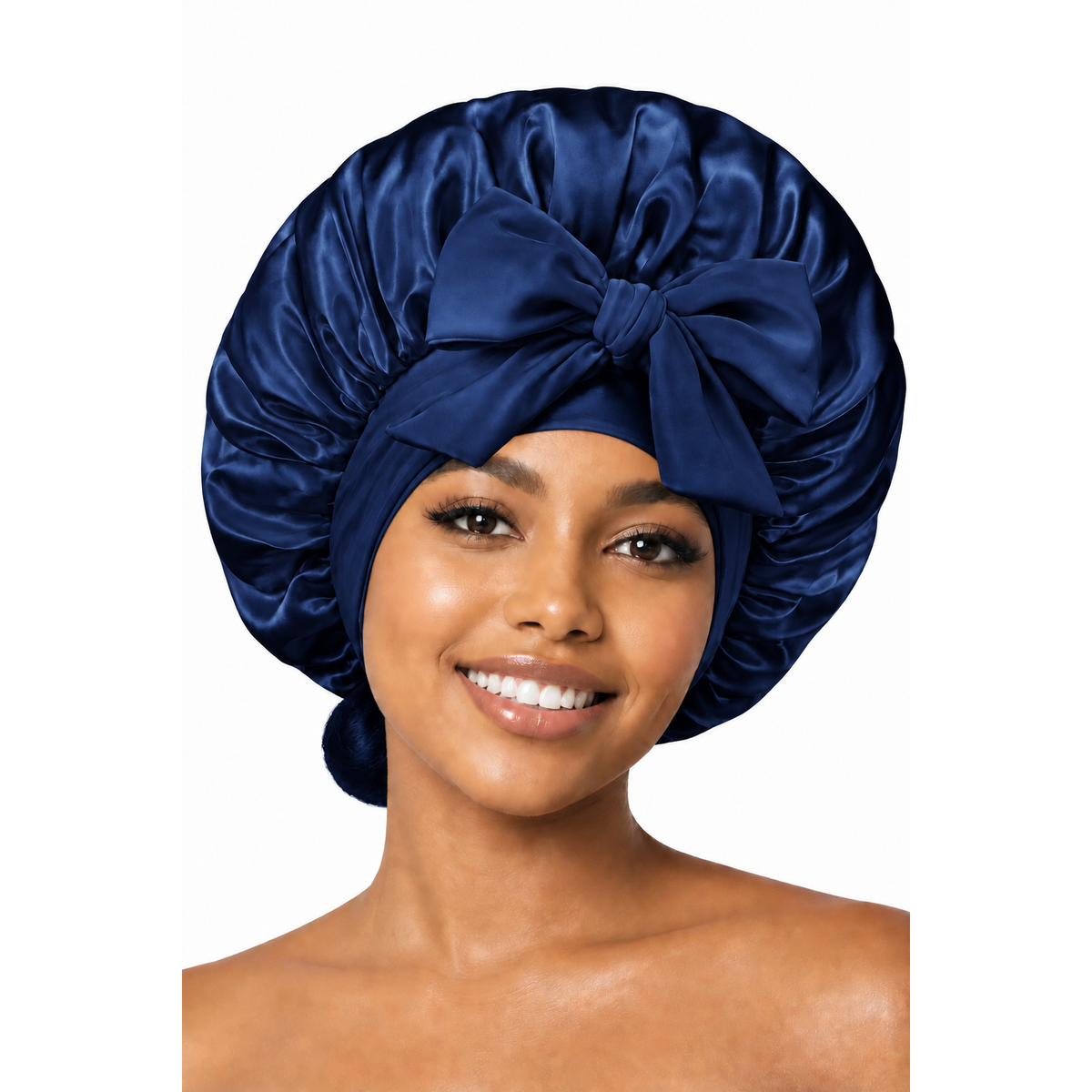 Satin Hair Bonnet – Anti-Frizz Sleep Bonnet for All Hair Types