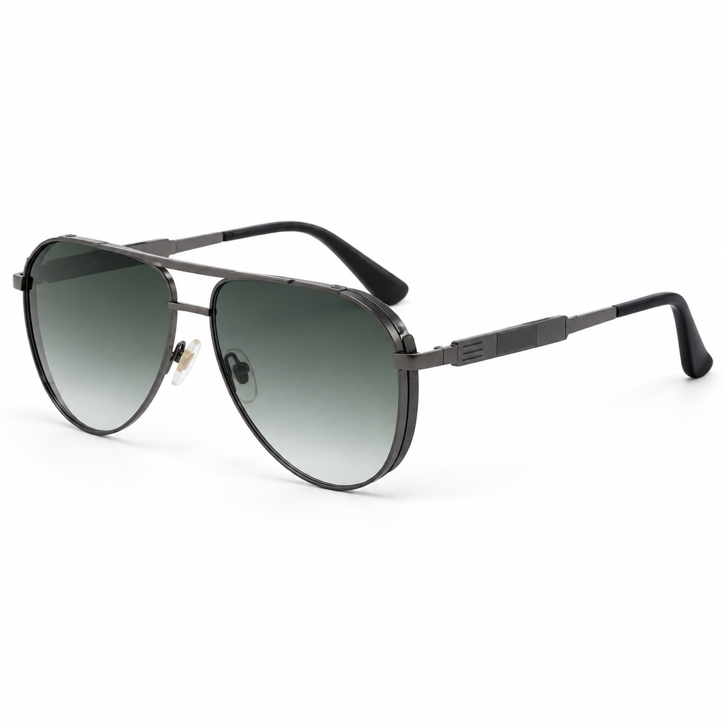Gradient Lens Aviator Sunglasses – Classic Premium Metal Frames