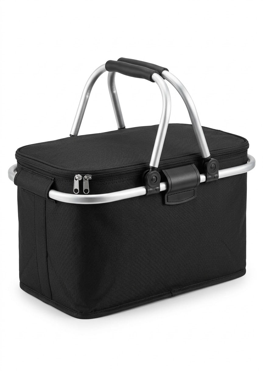 Foldable Insulated Picnic Basket Cooler Bag