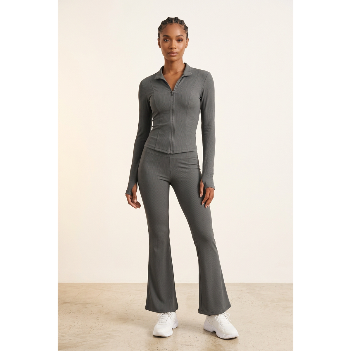 Two-Piece High-Stretch Activewear Pants Set