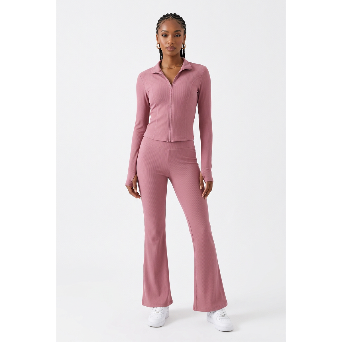 Two-Piece High-Stretch Activewear Pants Set