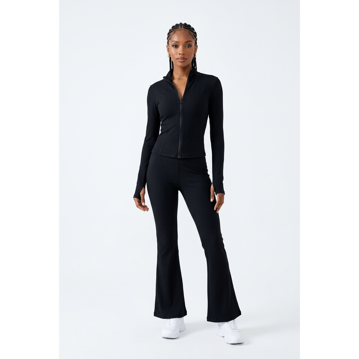Two-Piece High-Stretch Activewear Pants Set