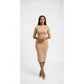 Three Quarter Sleeve bodycon dress