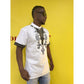Mens African Vintage Embroidered T-Shirt