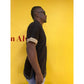 Mens African Vintage Embroidered T-Shirt