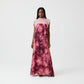 Floral Printed Sleeveless Maxi Dress.