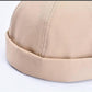 Unisex Solid Color Flat-Top Hat.