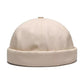 Unisex Solid Color Flat-Top Hat.