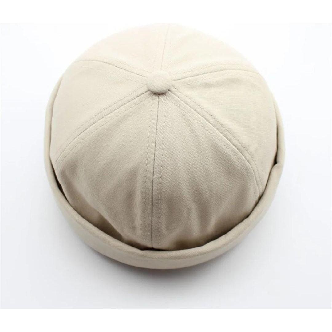Unisex Solid Color Flat-Top Hat.