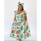 Elegant African Rockabilly Ankara Dress.